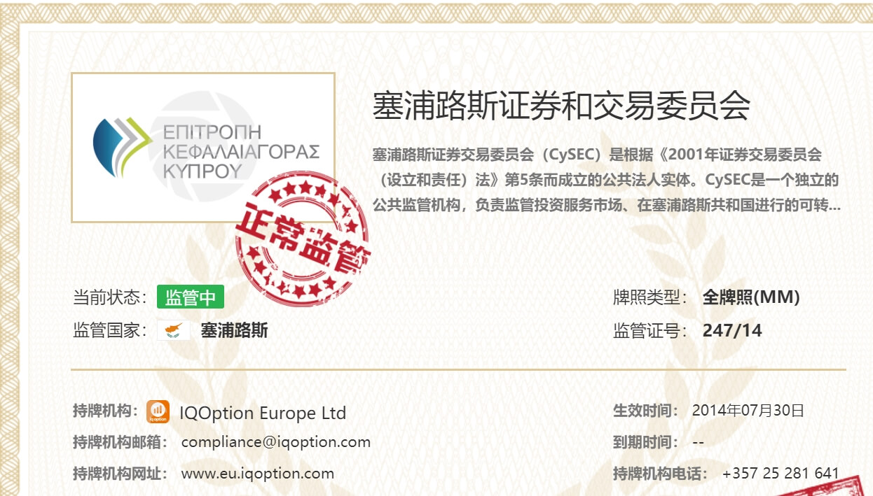 iqoption外汇平台怎么样